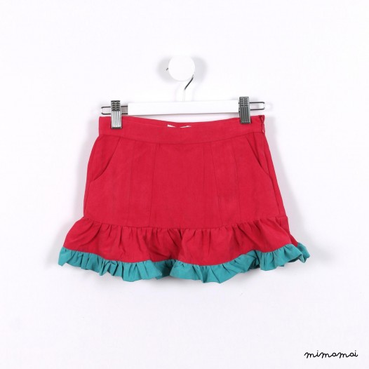 Double Frills Skirt pink