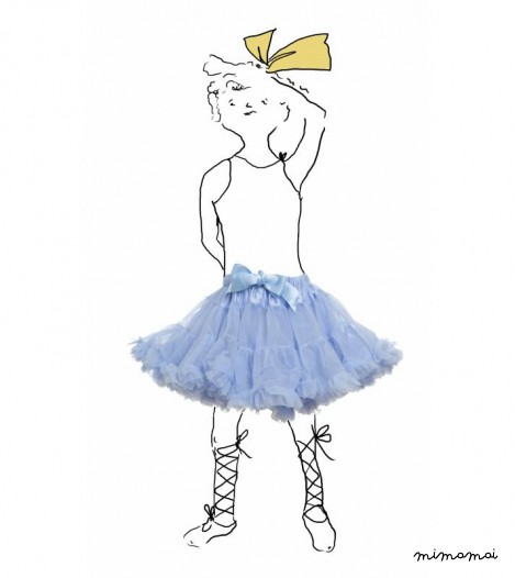 Petticoat / Tutu in Sky Blue