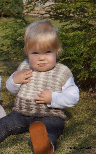 Boys sleeveless jumper