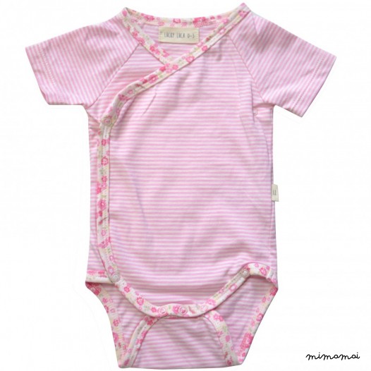 Set of 3 Pink Baby Vests