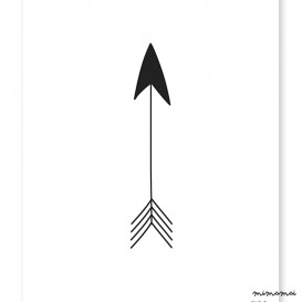 AFFICHE ( 30x40cm) - FLECHE