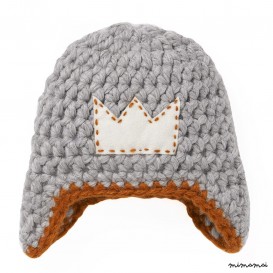 Cap CROWN light grey