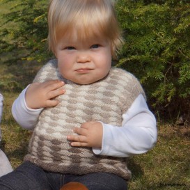 Boys sleeveless jumper