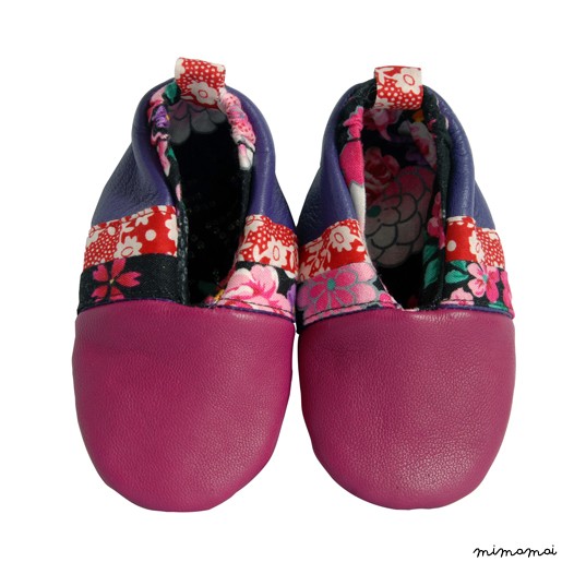 Chaussons B&eacute;b&eacute; Cuir Dahlia