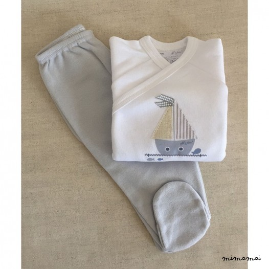 Conjunto cruzado con polaina Mediterr&aacute;neo