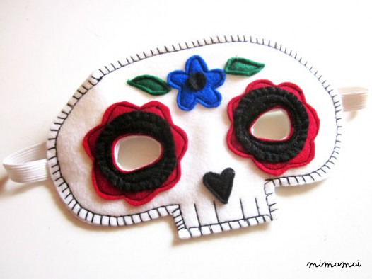 Sugar Skull Mask - giorno della maschera morto -