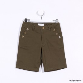 3-Button Shorts army green