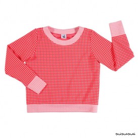 Contrast Pullover red and pink