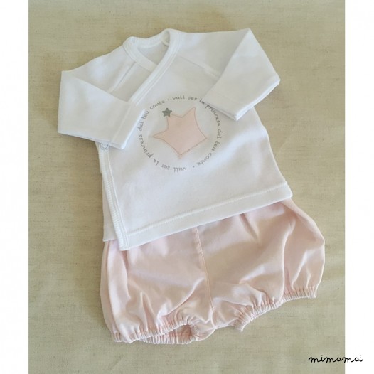 Conjunto cruzado con short Principitos