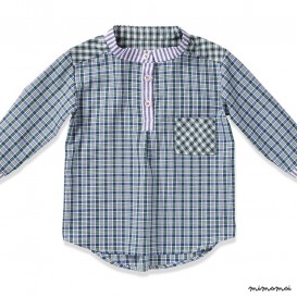 Shirt HUGO check light green