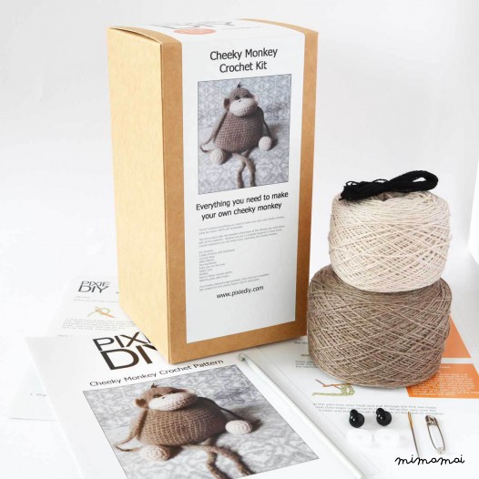 MONKEY AMIGURUMI CROCHET KIT