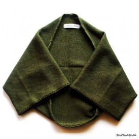 Girl's merino wool cocoon cardigan/bolero/shawl/shrug/3/4 sleeves/outfit