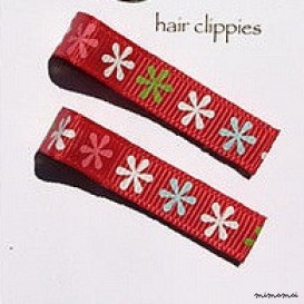 Pair of Ella Flowers Hairclips