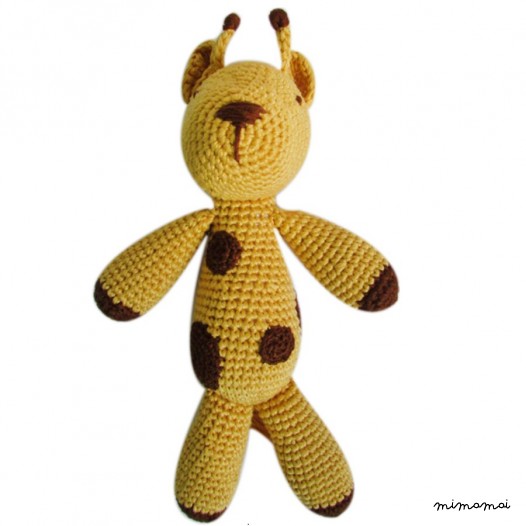 Hand Crocheted Gerald Giraffe