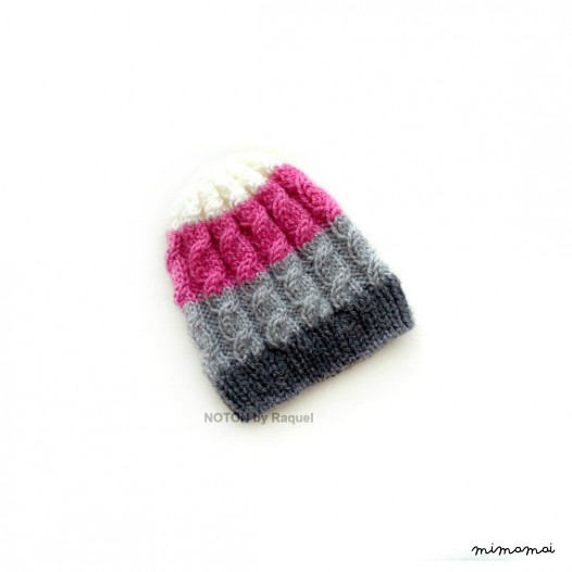 Babys, ragazze Beanie, inverno berretto a trecce