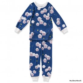 Longsleeve PYJAMA dark blue
