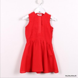 Fit and Flare Dress red