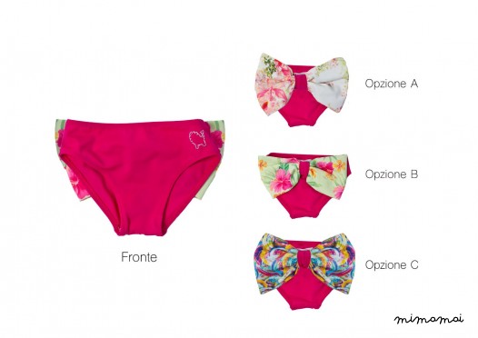 Costumino Slip Bimba Rosso V
