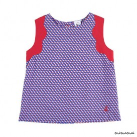 Flower Armhole Top graphic