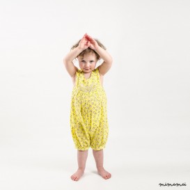 Happy Bunny Baby Girl Romper