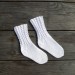 Baby socks - hand knit baby cotton summer socks