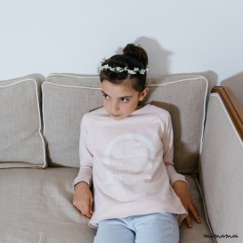 Sweat rose fille Axelle