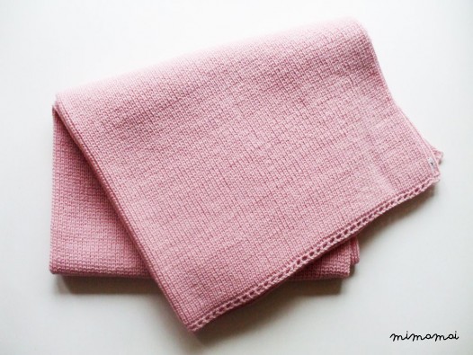 Babies/Children's knitted lambswool blanket/duvet/plaid