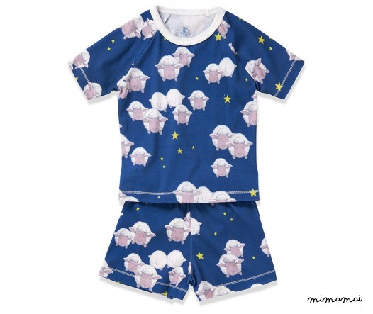 Shortsleeve PYJAMA dark blue