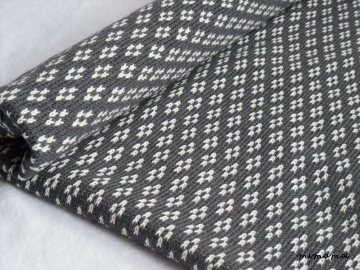 Baby Cot Blanket Set/Grey & Cream