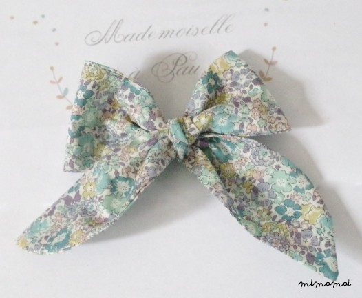 BARRETTE GROS NOEUD LIBERTY MICHELLE