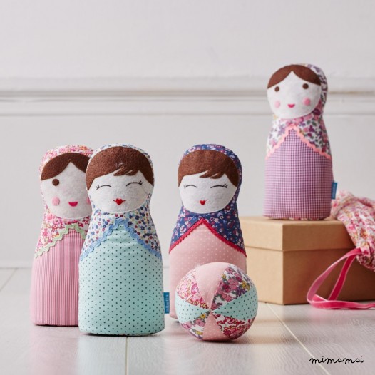 Russian doll soft skittles set