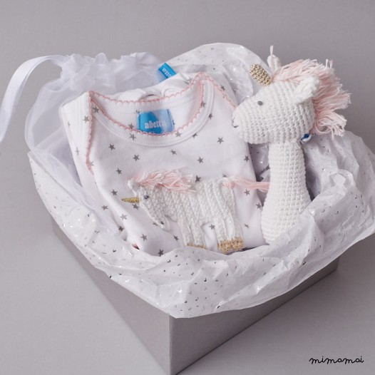 Crochet Unicorn Rattle