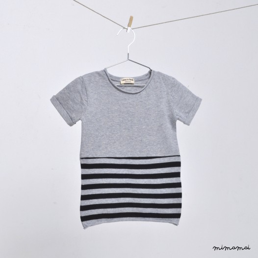 T-Shirt Mango Nebbia Zaffiro
