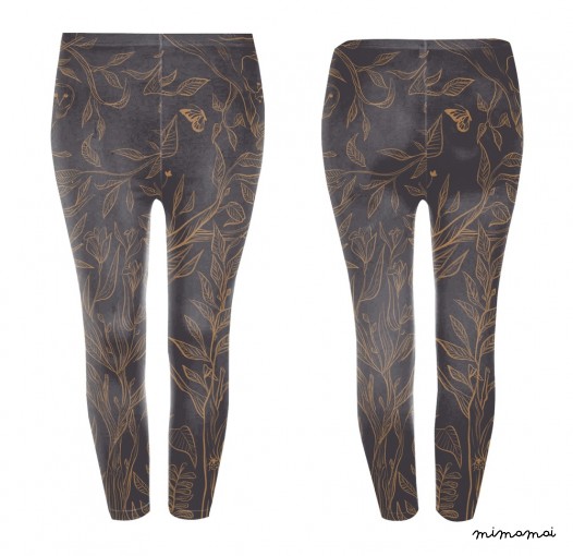 Deer Tree Girl leggings