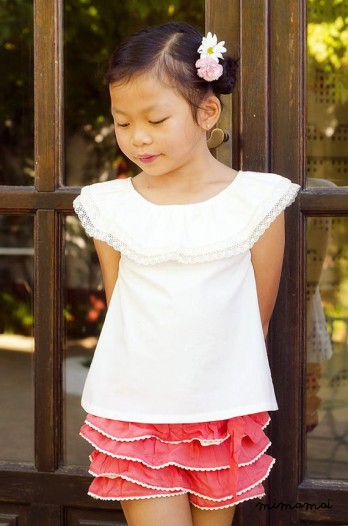 girls fashion, boutique, kids clothing, vintage shirt, girls blouse,lace blouse top