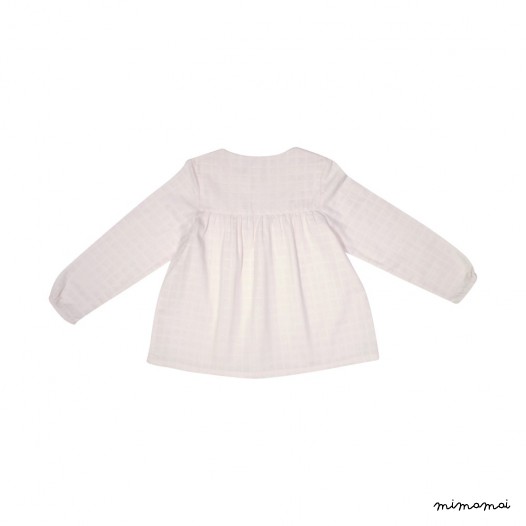 Blouse en lange rose Apolline