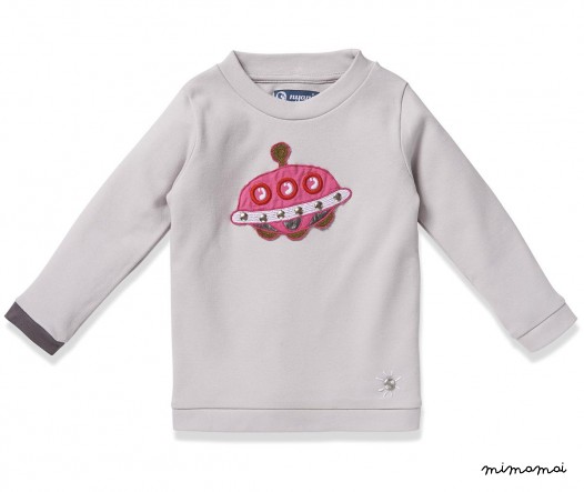 Pullover PATTI UFO light grey
