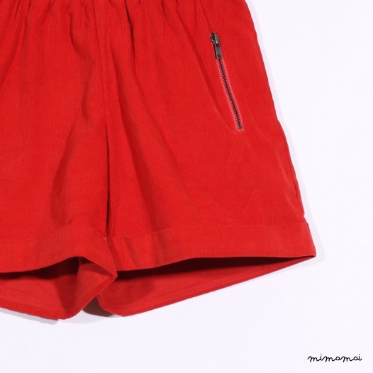 Pull-up Shorts deep orange