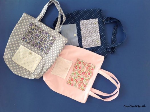 Borsine reversibile con tasche