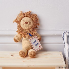Hand Crocheted Luca Lion