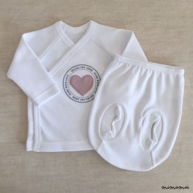 Conjunto cruzado con ranita Made With Love