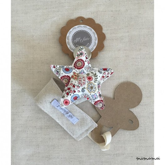 Porta chupetes Stich Star Flower