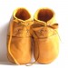 3 - 6 Months Slippers / Baby Shoes Lamb Leather mustard yellow