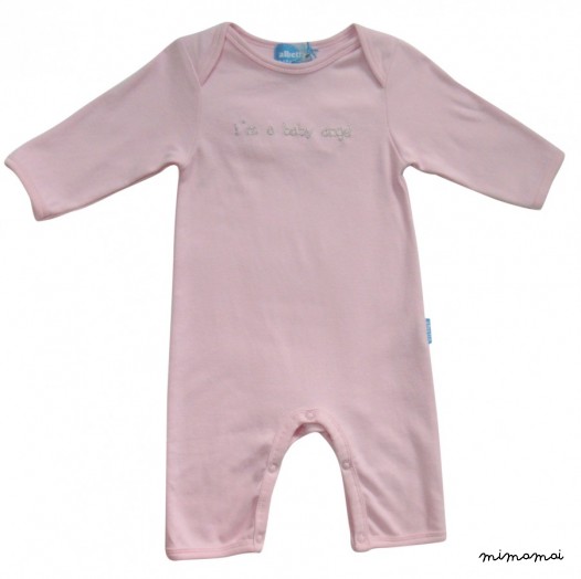 Pink Baby Angel Babygrow