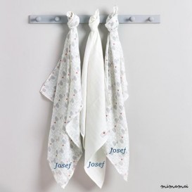 My First Friend 3 Pack Muslin Squares