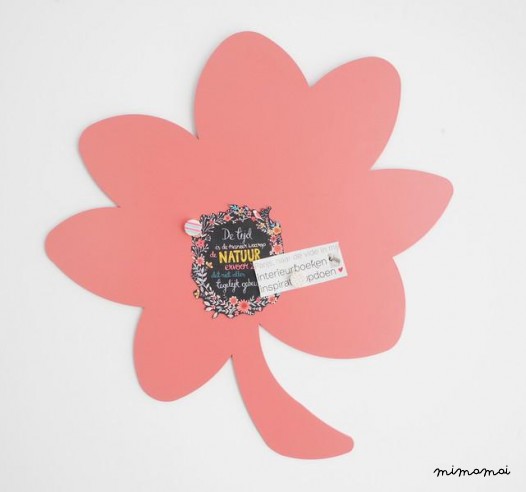Panel magn&eacute;tico Hoja Rosa