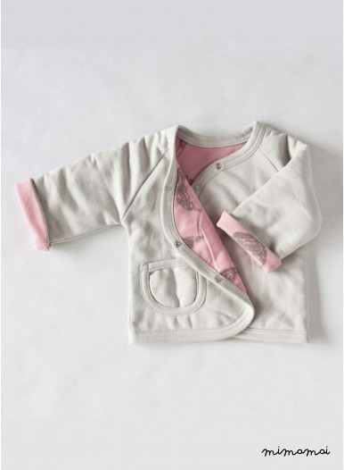 Kimono jacquet pink ECO