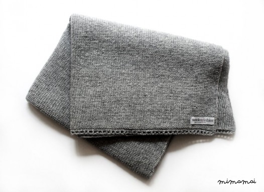 Babies/Children's knitted lambswool blanket/duvet/plaid