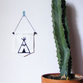 TEEPEE Wall banner