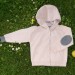 Hoody Cardigan - Nude Rose